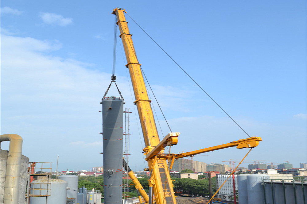 浙江豐登化工硼氫化鉀工程吊裝