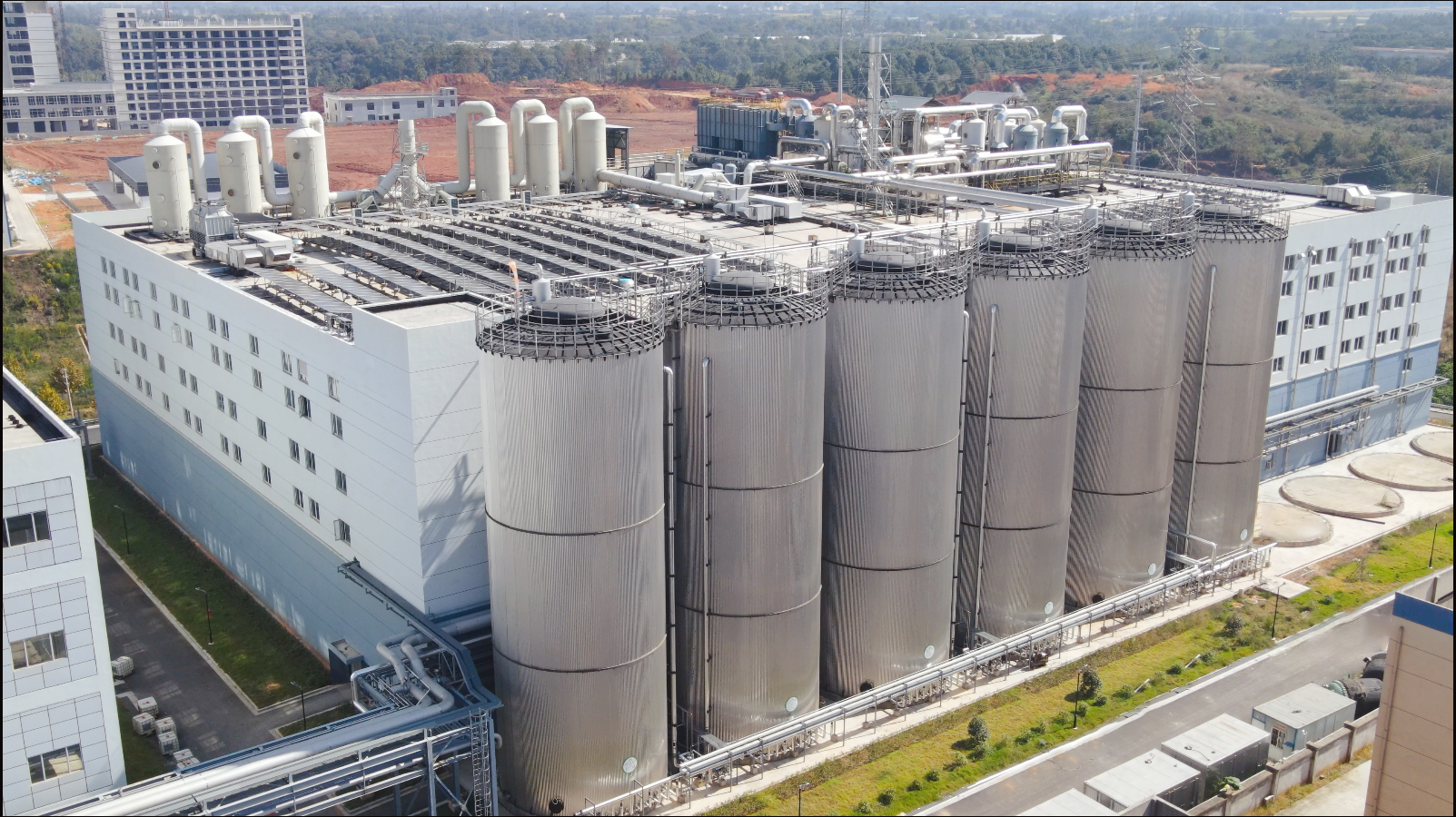 浙江金華康恩貝生物制藥有限公司原料藥異地搬遷項(xiàng)目三廢處理中心厭氧罐罐體制作安裝工程